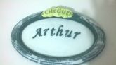 Placa com Nome (Grande)