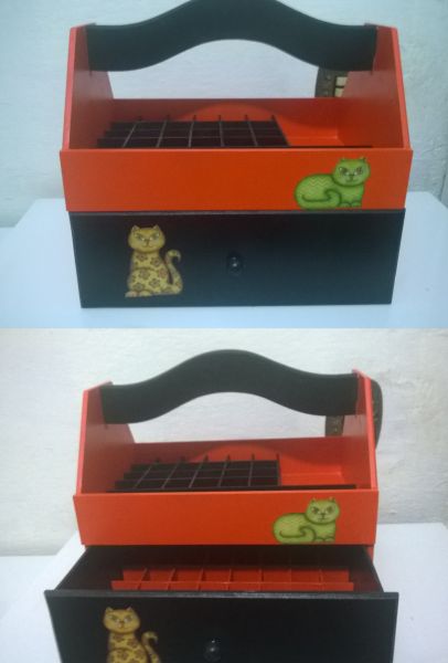 Caixa Para Esmalte Gavetão