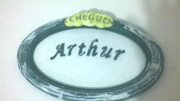 Placa com Nome (Grande)